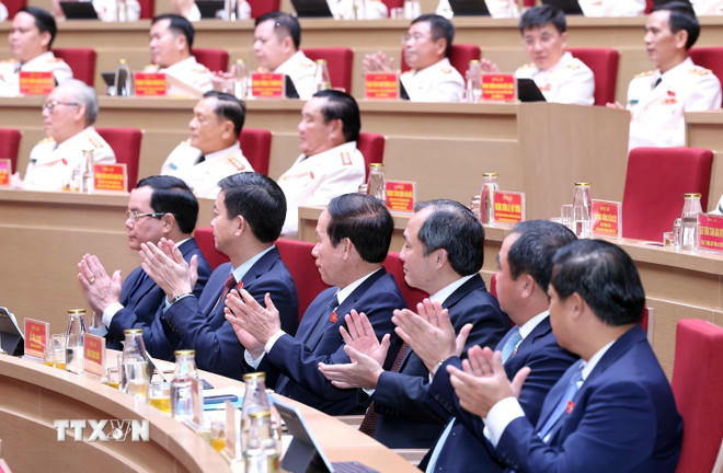  Các đại biểu tham dự đại hội. (Ảnh: Thống Nhất/TTXVN) 