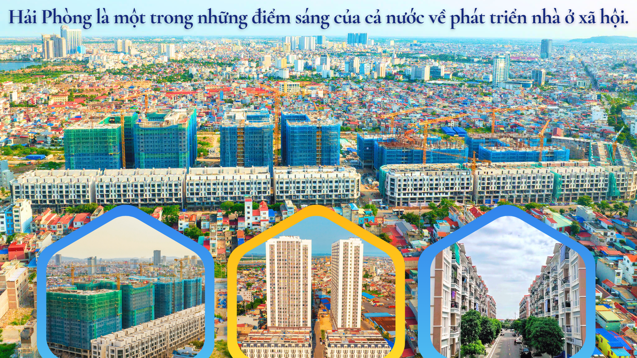 TP Hải Phòng đang tăng tốc các dự án nhà ở xã hội với quyết tâm đảm bảo tiến độ, chất lượng, đáp ứng nhu cầu chỗ ở ngày càng tăng cao của nhân dân, người lao động, nhất là sau sắp xếp đơn vị hành chính. Ảnh: Phương Thanh.