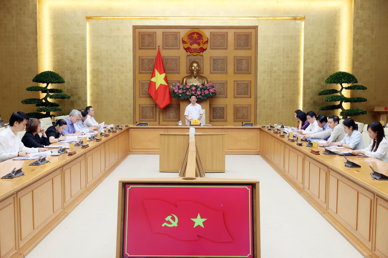 Quang cảnh cuộc họp. Ảnh: VGP/Trần Mạnh.