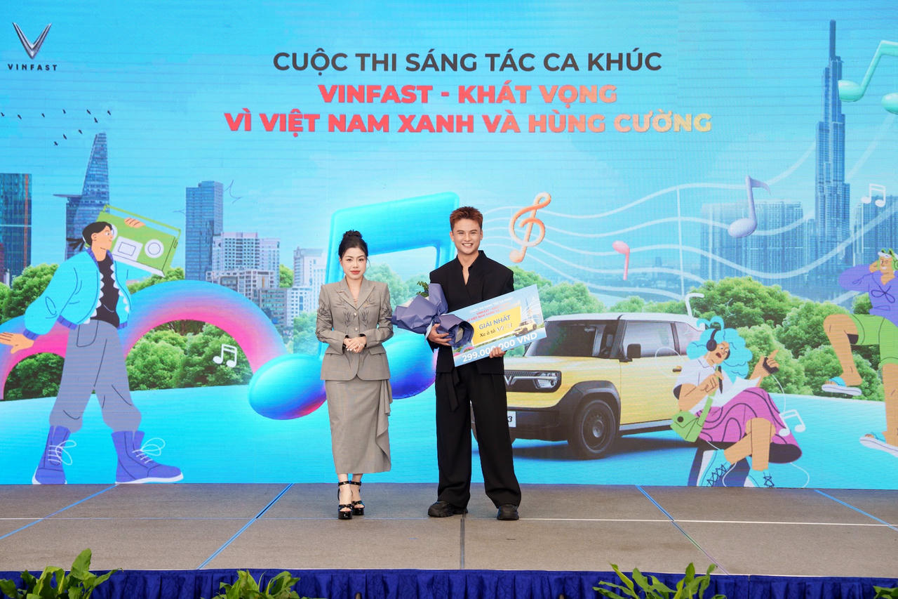 VinFast trao giải cuộc thi sáng tác ca khúc: Khi âm nhạc hòa nhịp cùng khát vọng Việt