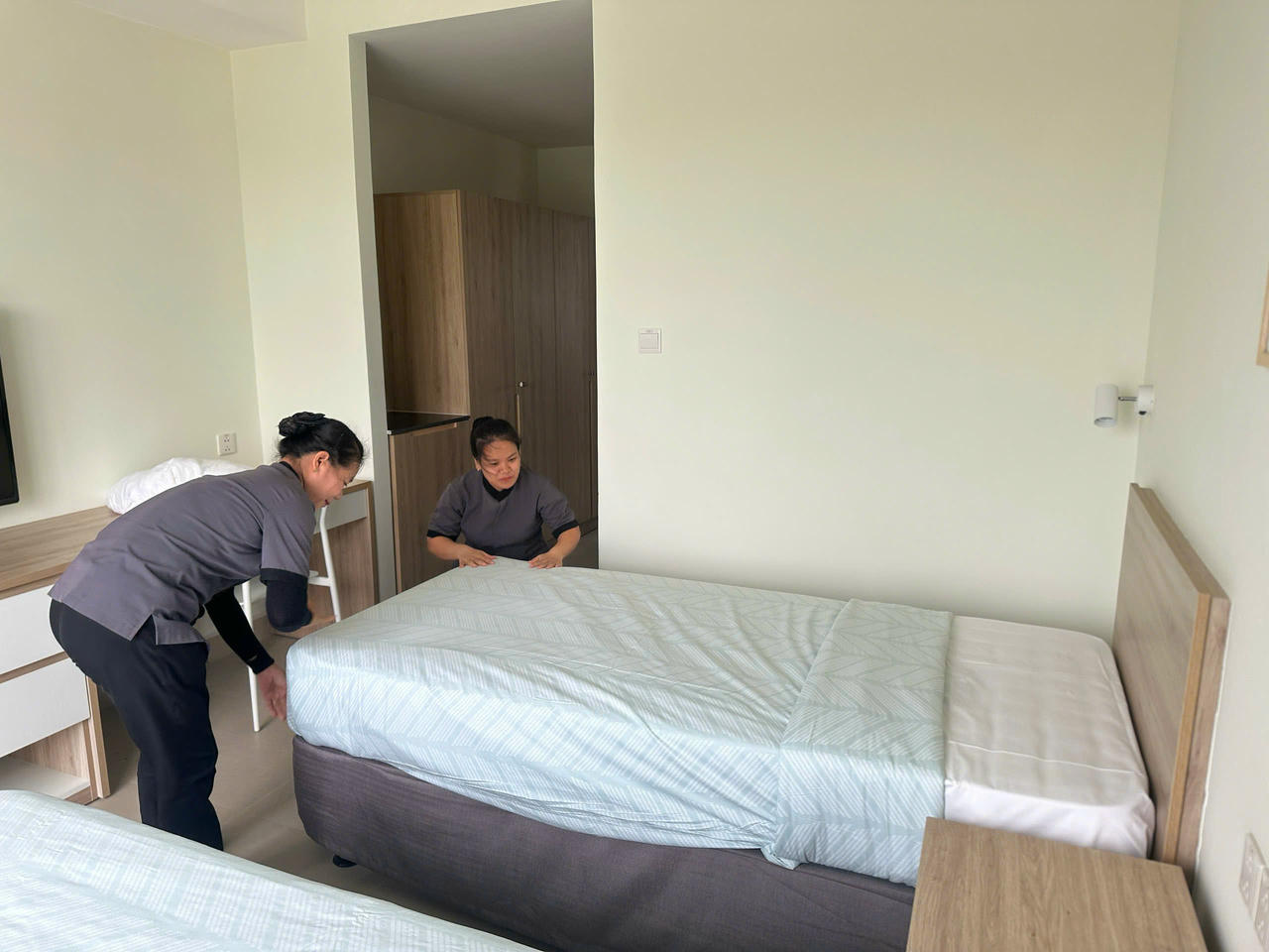 Hoiana đã chuẩn bị hơn 100 phòng nghỉ cho người dân đến tránh trú bão. Ảnh: CV.