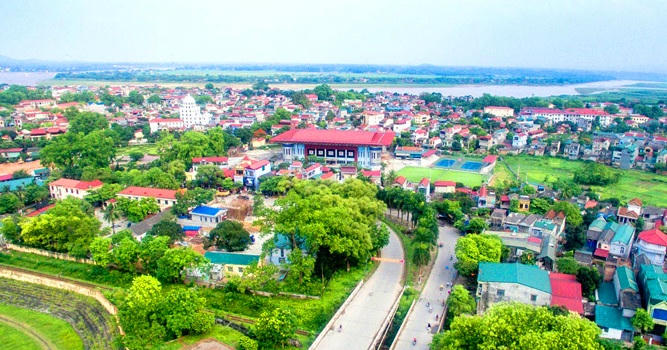 Nông thôn mới trên địa bàn tỉnh Phú Thọ ngày càng thay da, đổi thịt. Ảnh: Phương Thanh