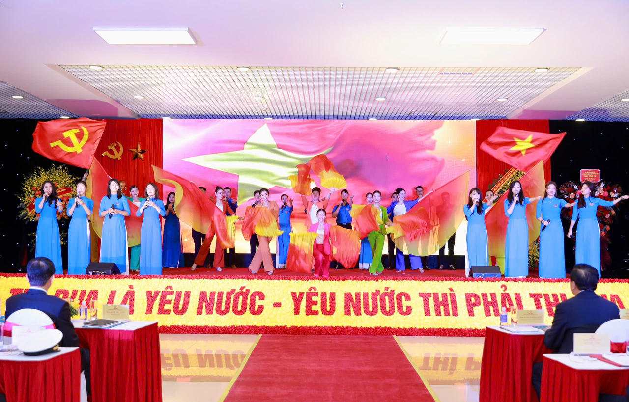 Một tiết mục văn nghệ tại Đại hội- Ảnh: H.L