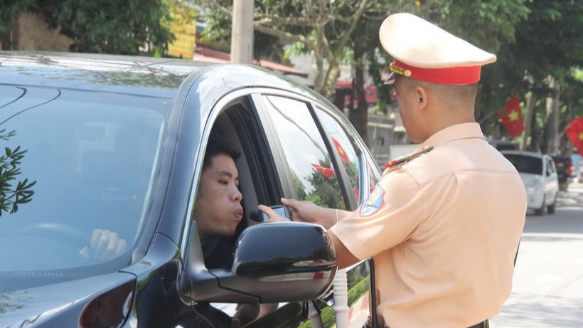 Tiếp tục kiểm soát nồng độ cồn, phát hiện 2.062 trường hợp vi phạm