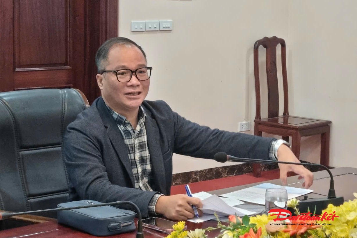 Tiến sĩ Nguyễn Đăng Khang - Phó Tổng Biên tập Báo Đại Đoàn kết. Ảnh: Toán Nguyễn.