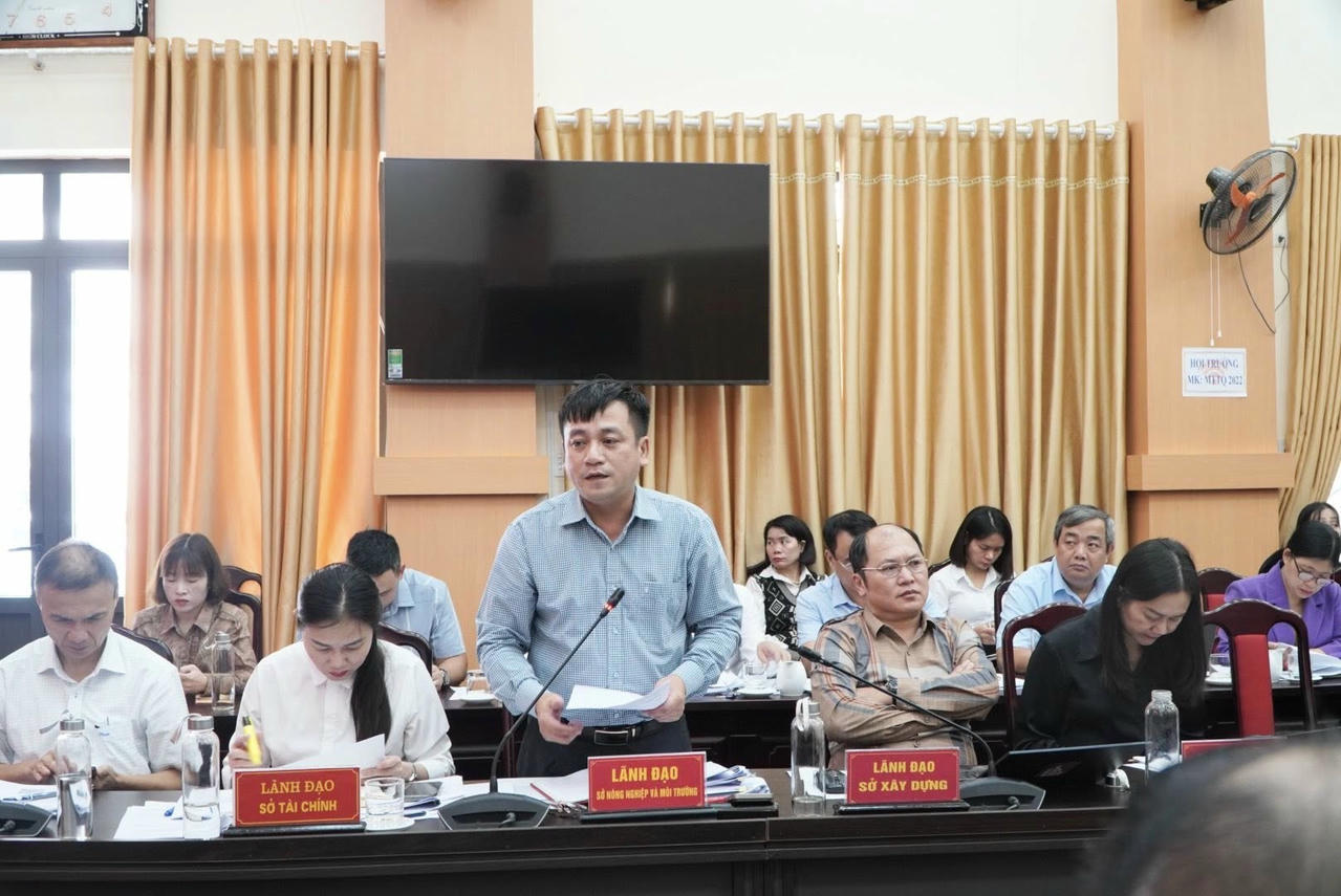 Đại biểu đóng góp ý kiến tại Hội nghị. Ảnh: MTTQ Tuyên Quang.