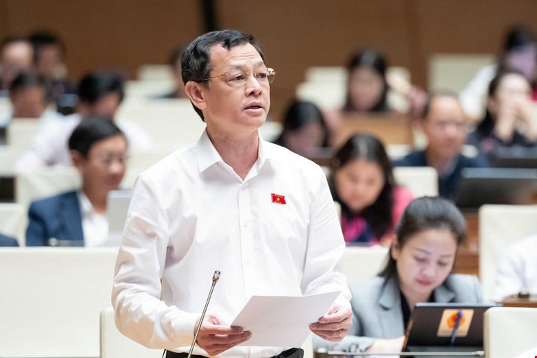 Ông Nguyễn Tri Thức phát biểu (Ảnh: Quang Vinh)