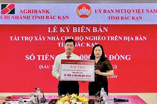 Tỉnh Bắc Kạn tiếp nhận 6,4 tỷ đồng tiền tài trợ xây nhà cho hộ nghèo