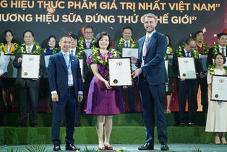 Giá trị thương hiệu Vinamilk thăng hạng đạt mốc 3 tỷ USD, khẳng định vị trí dẫn đầu ngành thực phẩm.