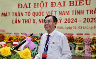Ông Lê Thanh Bình làm Chủ tịch Ủy ban MTTQ Việt Nam tỉnh Trà Vinh