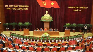 Ngày đầu làm việc của Hội nghị giữa nhiệm kỳ BCH TW Đảng khóa XIII