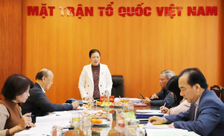 Nghiệm thu đề tài khoa học cấp Bộ của UBTƯ MTTQ Việt Nam