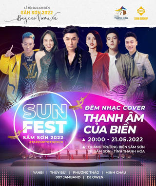 'Thanh âm của biển' hứa hẹn một đêm Sun Fest thăng hoa