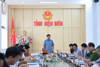 Chủ tịch tỉnh Điện Biên chủ trì họp cho ý kiến vào văn kiện Đại hội Đảng bộ 4 xã