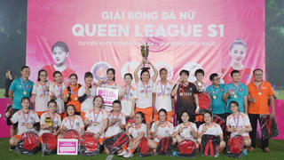 Đội bóng nữ ngân hàng duy nhất vô địch Queen League 2024 mùa đầu