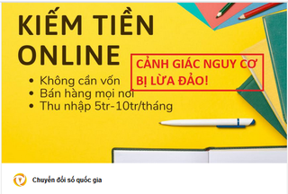 Hà Nội: Làm cộng tác viên online, nam thanh niên bị lừa hơn 1 tỷ đồng