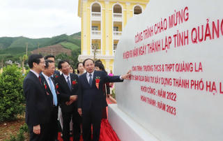 Quảng Ninh: Gắn biển một loạt công trình trọng điểm chào mừng 60 năm thành lập tỉnh