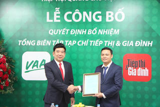 Nhà báo Hoàng Vững làm Tổng Biên tập Tạp chí Tiếp thị và Gia đình