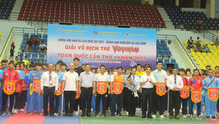 Quảng Nam: 550 VĐV tham dự giải vô địch trẻ Vovinam toàn quốc lần thứ 19