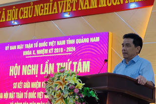 Hội nghị Ủy ban MTTQ Việt Nam tỉnh Quảng Nam lần thứ 8