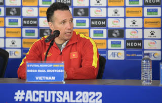 HLV Diego Giustozzi: Mong đợi màn trình diễn của futsal Việt Nam trước Nhật Bản