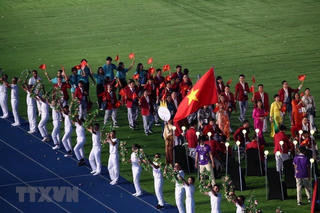 Đoàn Việt Nam tham dự Lễ khai mạc ASEAN Para Games 12