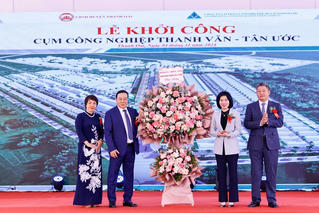 Huyện Thanh Oai (Hà Nội): Khởi công Cụm Công nghiệp Thanh Văn - Tân Ước