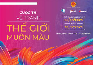 Phát động cuộc thi vẽ tranh 'Thế giới muôn màu' 2023 dành cho trẻ em