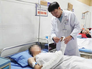 Thái Nguyên: Một người bị hỏng mắt ngày cận Tết do tự chế pháo nổ