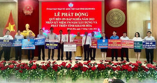 Khánh Hòa Phát động ủng hộ quỹ 'Đền ơn đáp nghĩa' năm 2023 