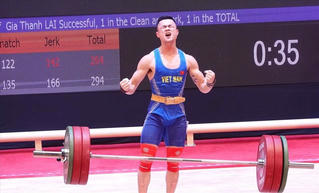 Đô cử Lại Gia Thành giành HCV World Cup cử tạ 2024 tại Thái Lan