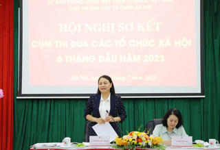 Phó chủ tịch - Tổng Thư ký Nguyễn Thị Thu Hà: Các Hội tiếp tục đoàn kết, tập hợp nắm bắt tình hình nhân dân