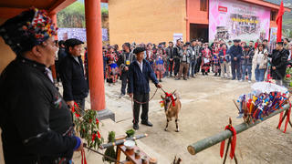 Nghi thức lễ rửa làng của đồng bào Lô Lô