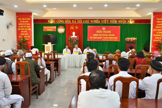 Ninh Thuận: Hội nghị thông tin tuyên truyền và lắng nghe ý kiến Nhân dân