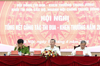 Tổng kết công tác thi đua – khen thưởng khối thi đua các bộ, ngành nội chính trung ương