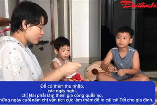 Người lao động đón Tết xa quê mong một năm mới thuận lợi