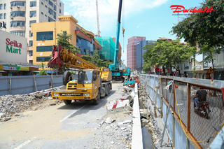 Dự án cầu vượt Chùa Bộc - Phạm Ngọc Thạch lùi tiến độ hoàn thành