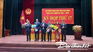Cao Bằng bầu bổ sung 2 phó chủ tịch UBND và HĐND tỉnh
