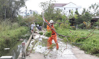Đã khôi phục vận hành tất cả các đường dây, trạm biến áp bị sự cố do bão Noru