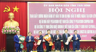 Thái Bình: KCN Liên Hà Thái thu hút thêm 3 dự án FDI, tổng vốn 270 triệu USD