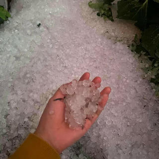Mưa đá, dông lốc bất thường ở Điện Biên