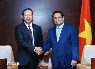 Thủ tướng Phạm Minh Chính làm việc với các Tập đoàn hàng đầu của Trung Quốc