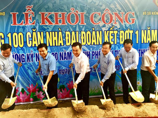 Cần Thơ: Khởi công xây dựng 100 căn nhà Đại đoàn kết