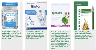 Bộ Y tế cảnh báo hàng loạt thực phẩm chức năng quảng cáo sai quy định