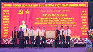 Lễ hội nhảy lửa của người Pà Thẻn đón nhận 'Di sản văn hóa phi vật thể quốc gia'