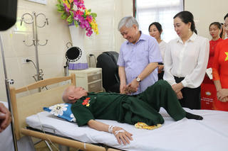 Đất nước hòa bình nhờ có nhiều người đã hy sinh xương máu 