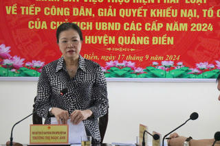 Tăng cường trách nhiệm của Chủ tịch UBND trong tiếp công dân
