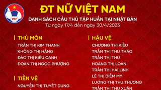 26 cầu thủ nữ chuẩn bị ra nước ngoài tập huấn