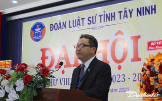 Luật sư Vương Sơn Hà tái đắc cử Chủ nhiệm Đoàn Luật sư tỉnh Tây Ninh