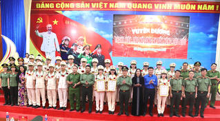 Đắk Nông: Tuyên dương nhiều gương thanh niên, phụ nữ tiêu biểu trong lực lượng Công an